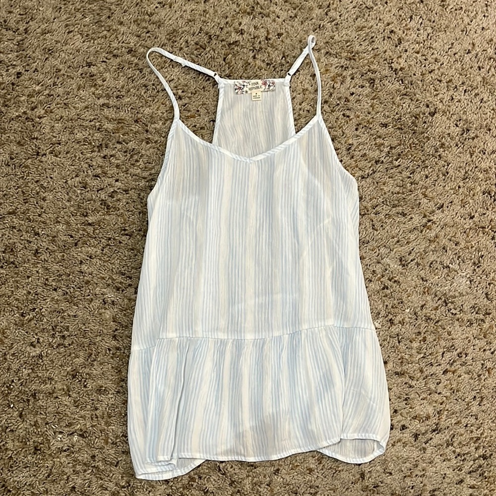 Pink Republic | Women’s Small | Blue and White Striped | Flowy |